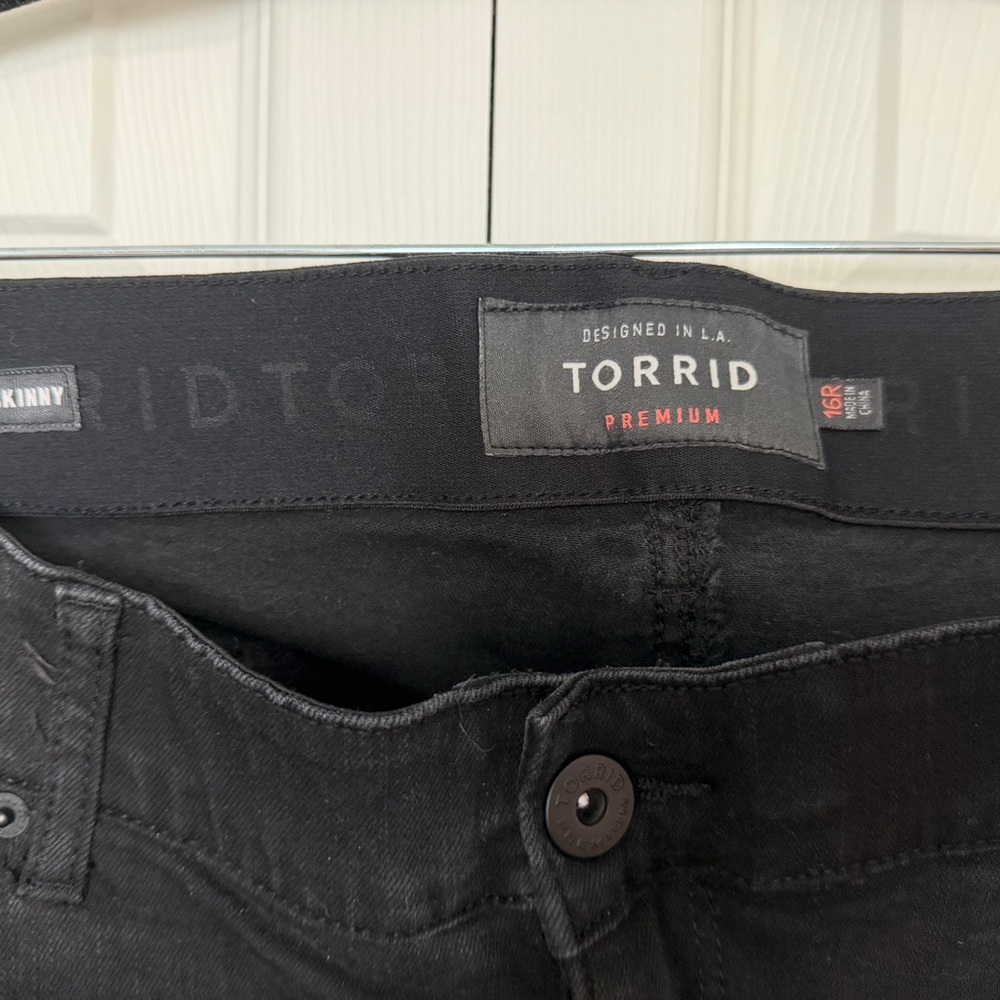 Torrid Premium Black Denim Pants